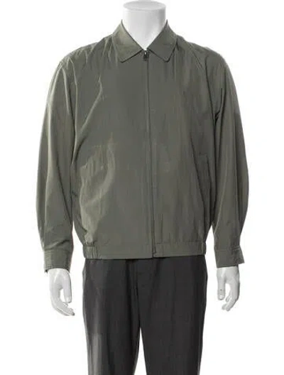 Pre-owned Saint Laurent Vintage 1990's Bomber Jacket In Green