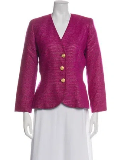 Pre-owned Saint Laurent Vintage 1996 Blazer In Pink