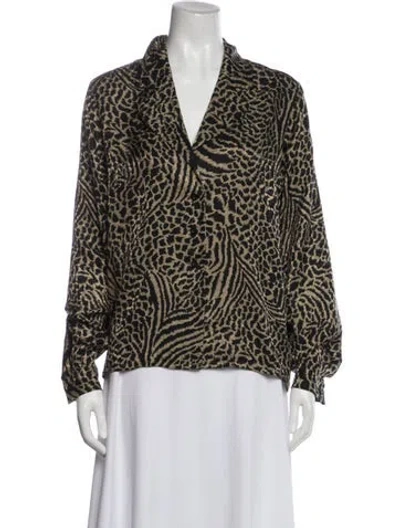 Pre-owned Saint Laurent Vintage 1996 Blouse In Neutral