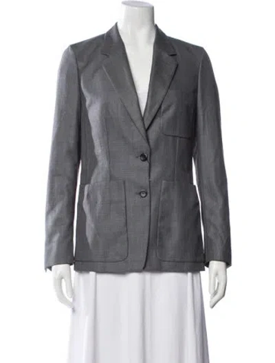 Pre-owned Saint Laurent Vintage 2000's Blazer In Grey