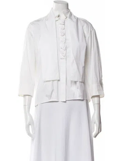 Pre-owned Saint Laurent Vintage 2007 Blouse In Neutral