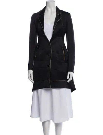 Pre-owned Saint Laurent Vintage 2008 Coat In Black