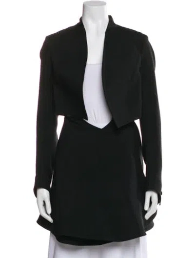 Pre-owned Saint Laurent Vintage 2008 Coat In Black