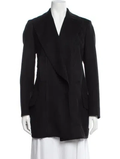 Pre-owned Saint Laurent Vintage 2008 Coat In Black