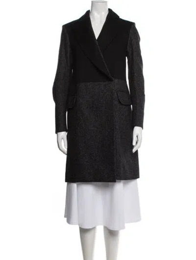 Pre-owned Saint Laurent Vintage 2008 Coat In Black