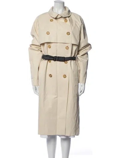 Pre-owned Saint Laurent Vintage 2008 Trench Coat In Neutrals