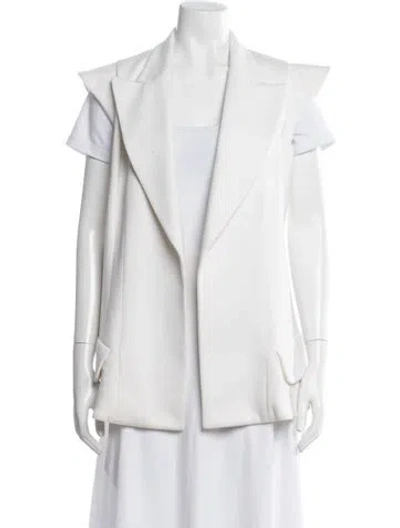 Pre-owned Saint Laurent Vintage 2008 Vest In White