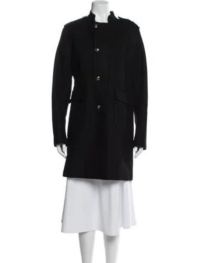 Pre-owned Saint Laurent Vintage 2010 Coat In Black