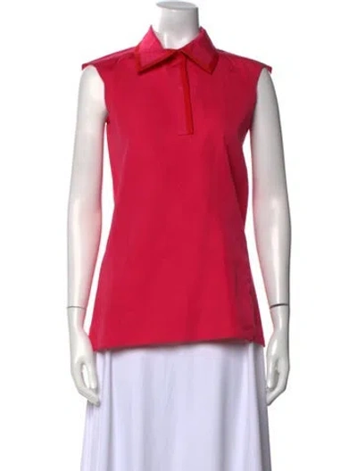 Pre-owned Saint Laurent Vintage 2010-2011 Polo In Pink