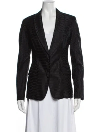 Pre-owned Saint Laurent Vintage 2011 Blazer In Black
