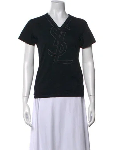 Pre-owned Saint Laurent Vintage 2011 T-shirt In Black