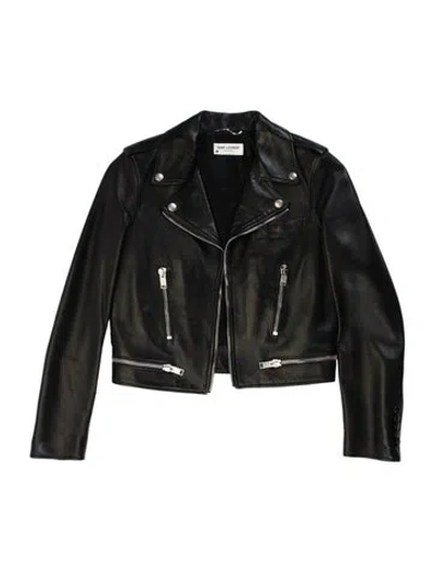 Pre-owned Saint Laurent Vintage 2013 Biker Jacket In Black