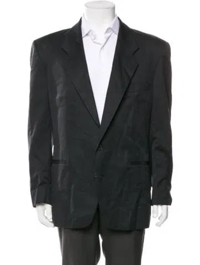 Pre-owned Saint Laurent Vintage Blazer In Gray