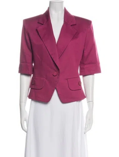 Pre-owned Saint Laurent Vintage Blazer In Red