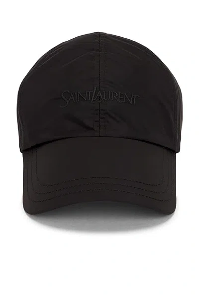 Saint Laurent Vintage Cap In Black