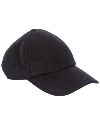 Saint Laurent Vintage Cashmere Cap In Black