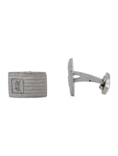 Pre-owned Saint Laurent Vintage Cufflinks In Multicolor