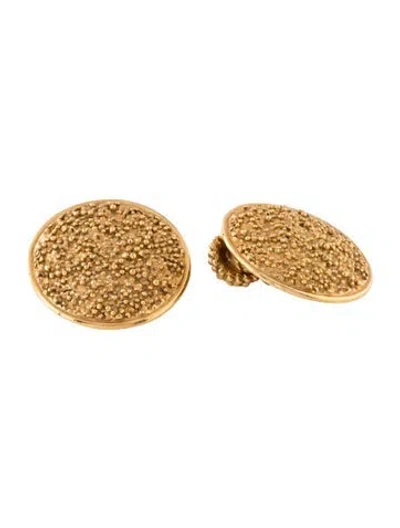 Pre-owned Saint Laurent Vintage Cufflinks In Multicolor