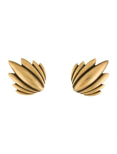 Pre-owned Saint Laurent Vintage Earclip Earrings In Multi