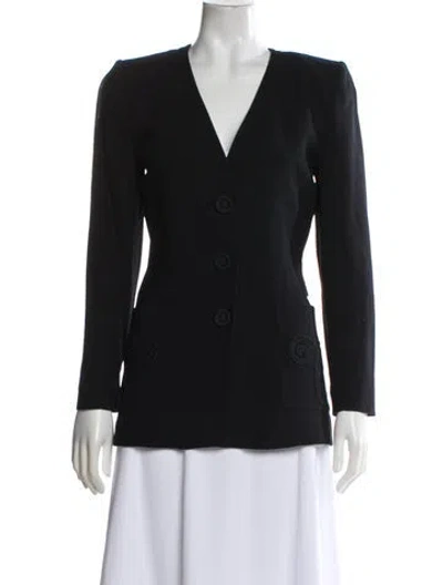 Pre-owned Saint Laurent Vintage Encore Blazer In Black