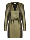 Saint Laurent Vintage Gold Dress In Yellow & Orange