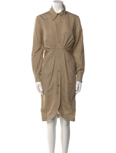 Pre-owned Saint Laurent Vintage Knee-length Dress In Neutral
