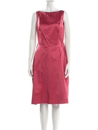 Pre-owned Saint Laurent Vintage Knee-length Dress In Pink