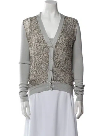 Pre-owned Saint Laurent Vintage Late 1990's - Early 2000's Sweater In Gray