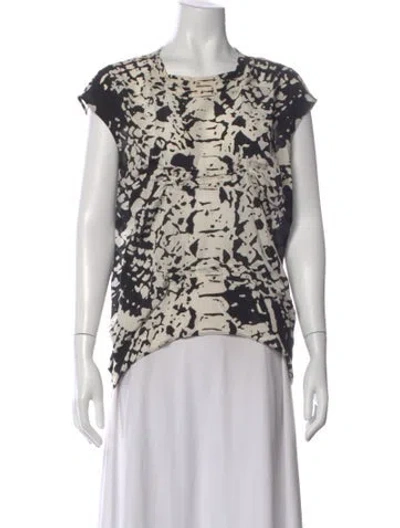 Pre-owned Saint Laurent Vintage Late 2000's - Early 2010's Top In Black