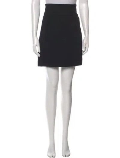 Pre-owned Saint Laurent Vintage Mini Skirt In Black