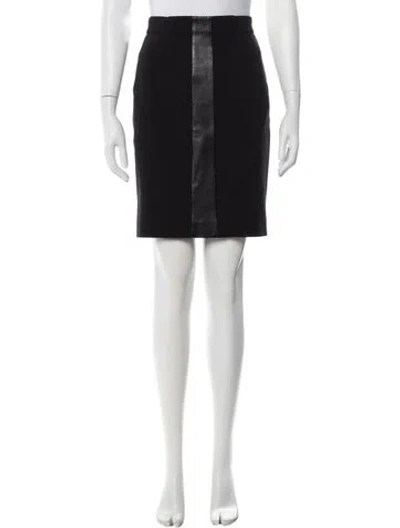 Pre-owned Saint Laurent Vintage Mini Skirt In Black