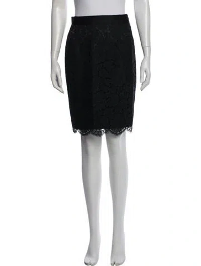 Pre-owned Saint Laurent Vintage Mini Skirt In Black