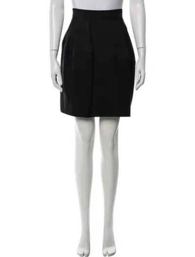 Pre-owned Saint Laurent Vintage Mini Skirt In Black