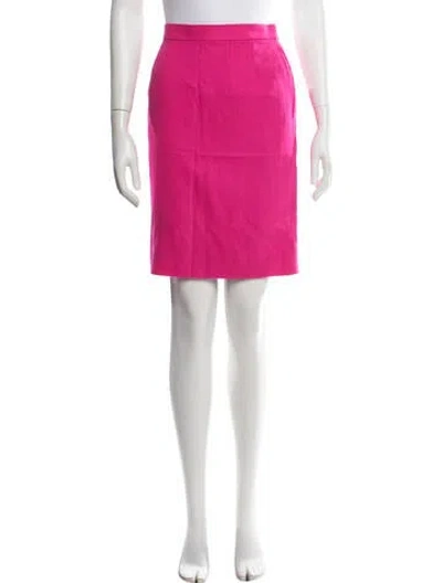 Pre-owned Saint Laurent Vintage Mini Skirt In Pink