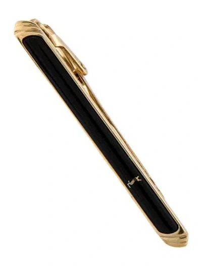 Pre-owned Saint Laurent Vintage Resin Tie Clip In Multi