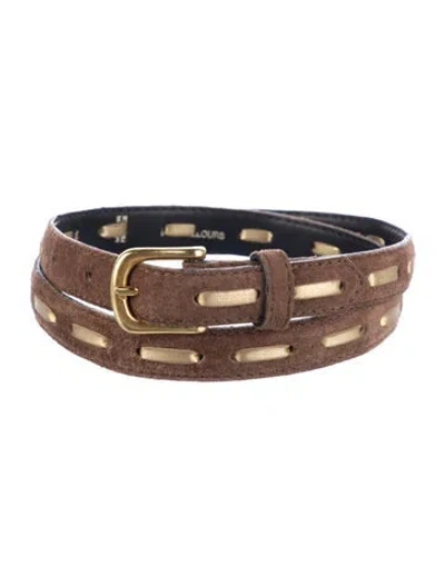 Pre-owned Saint Laurent Vintage Skinny Belt