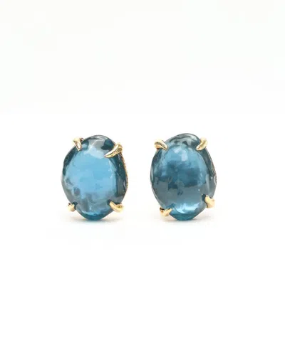 Saint Laurent Vintage Stone Clip-on Earrings