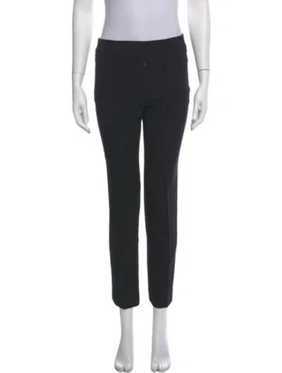 Pre-owned Saint Laurent Vintage Straight Leg Pants In Black