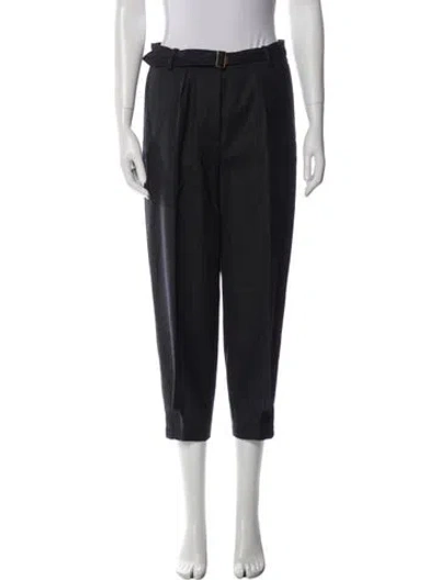 Pre-owned Saint Laurent Vintage Straight Leg Pants In Gray