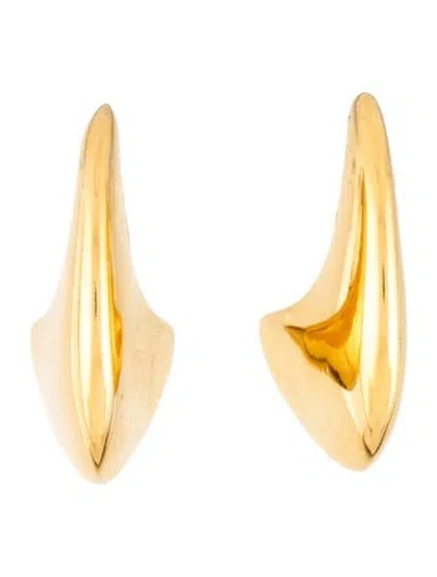 Pre-owned Saint Laurent Vintage Talon Clip-on Earrings In Multicolor