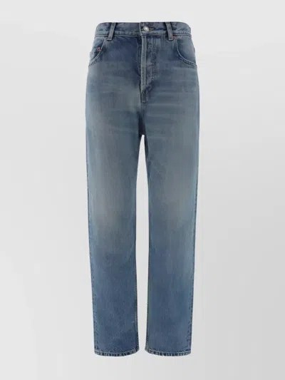 Saint Laurent Vintage Vanessa Denim Jeans In Blue