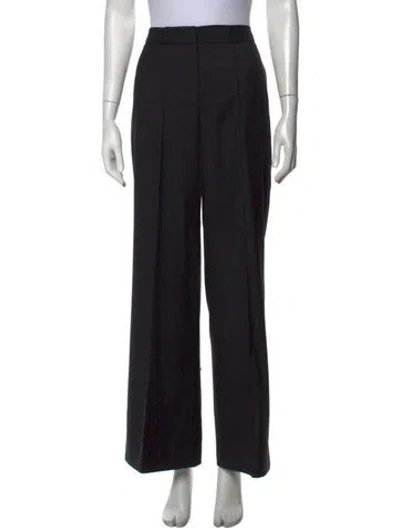 Pre-owned Saint Laurent Vintage Wide Leg Pants In Black