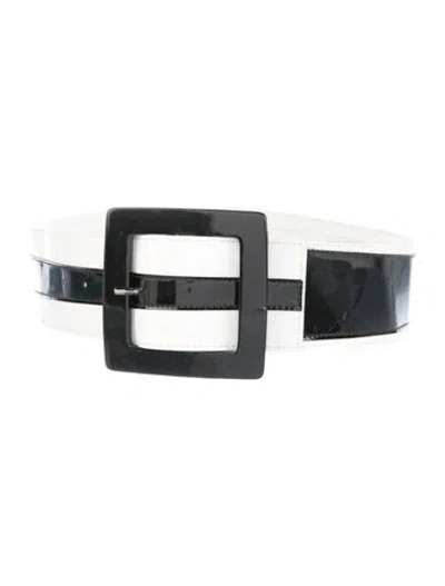 Pre-owned Saint Laurent Vintage Wide Waist Belt In Multi