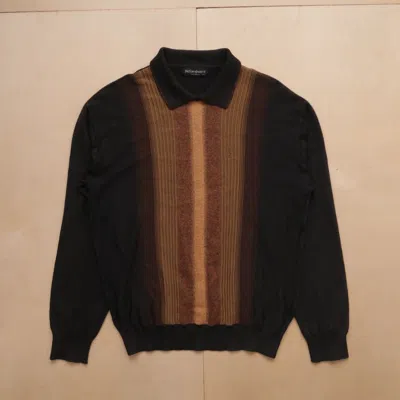 Pre-owned Saint Laurent Vintage Yves  Ysl Psychedelic Grunge Knitwear In Multi