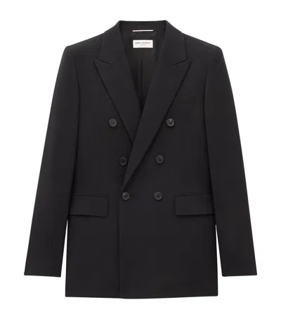 SAINT LAURENT VIRGIN WOOL BLAZER
