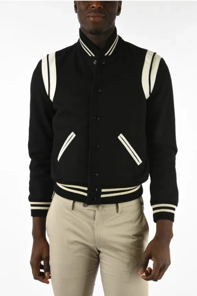 Saint Laurent Virgin Wool Bomber