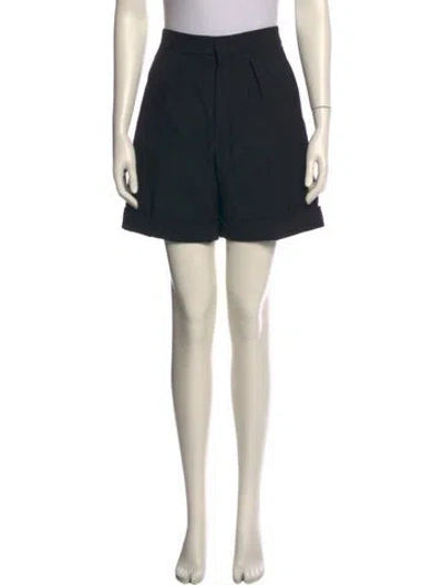 Pre-owned Saint Laurent Virgin Wool Mini Shorts