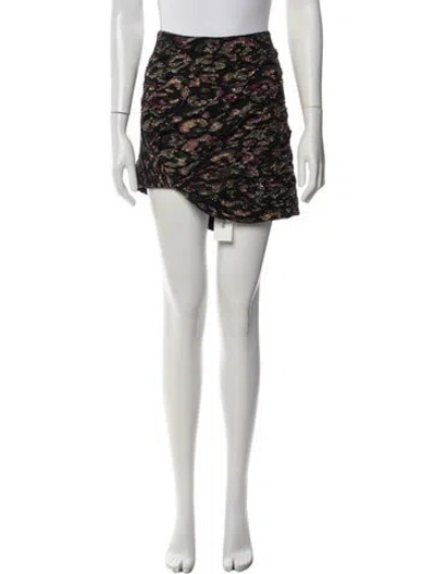 Pre-owned Saint Laurent Virgin Wool Mini Skirt W/ Tags In White