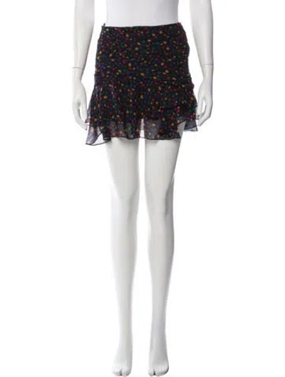 Pre-owned Saint Laurent Virgin Wool Mini Skirt In White