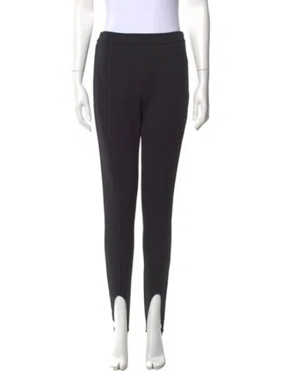 Pre-owned Saint Laurent Virgin Wool Skinny Leg Pants W/ Tags In Black